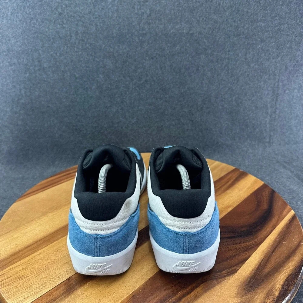 Nike SB Force 58 Suede Skate Shoes Black Blue White Mens Size 12 CZ2959-400